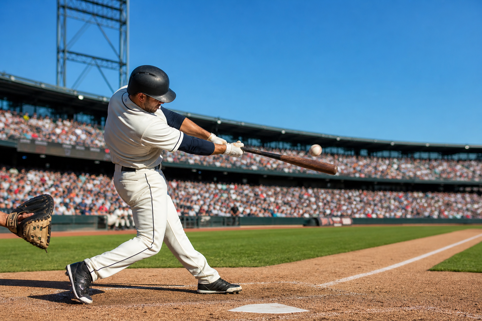 Baseball Player At Bat